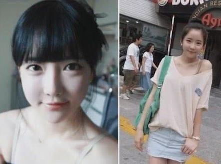 韩国网红美女整容成杨颖 整形前后对比照对比